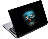 ezyPRNT Skull and Abstract M (14 to 14.9 inch) Vinyl Laptop Decal 14   Laptop Accessories  (ezyPRNT)