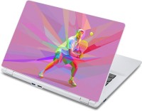 ezyPRNT Lawn Tennis Abstract 1 Sports (13 to 13.9 inch) Vinyl Laptop Decal 13   Laptop Accessories  (ezyPRNT)