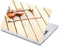 ezyPRNT Violin Musical Instrument Music B (13 to 13.9 inch) Vinyl Laptop Decal 13   Laptop Accessories  (ezyPRNT)
