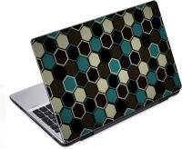 ezyPRNT Honeybee's Hexagon Pattern (14 to 14.9 inch) Vinyl Laptop Decal 14   Laptop Accessories  (ezyPRNT)