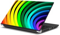 ezyPRNT Colorful 3D Curves (15 to 15.6 inch) Vinyl Laptop Decal 15   Laptop Accessories  (ezyPRNT)