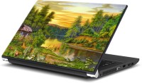 ezyPRNT Beautiful Drawing Of Nature (15 to 15.6 inch) Vinyl Laptop Decal 15   Laptop Accessories  (ezyPRNT)