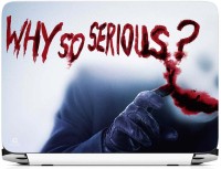 FineArts Why So Serious Vinyl Laptop Decal 15.6   Laptop Accessories  (FineArts)