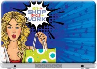Macmerise Miss Shopoholic - Skin for Sony Vaio F14 Vinyl Laptop Decal 14   Laptop Accessories  (Macmerise)