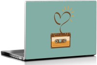 Seven Rays Cassette Heart Vinyl Laptop Decal 15.6   Laptop Accessories  (Seven Rays)