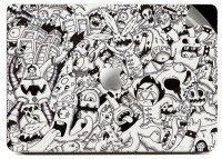 Swagsutra Monster Doodle SKIN/DECAL for Apple Macbook Pro 13 Vinyl Laptop Decal 13   Laptop Accessories  (Swagsutra)