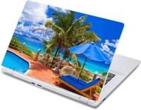 ezyPRNT Holiday On Beach (13 to 13.9 inch) Vinyl Laptop Decal 13   Laptop Accessories  (ezyPRNT)