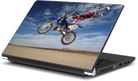 Rangeele Inkers Biker In Air Vinyl Laptop Decal 15.6   Laptop Accessories  (Rangeele Inkers)