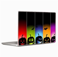 Theskinmantra Halloween Howls Laptop Decal 14.1   Laptop Accessories  (Theskinmantra)