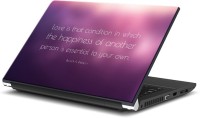 ezyPRNT Love and Happiness Motivation Quote a (15 to 15.6 inch) Vinyl Laptop Decal 15   Laptop Accessories  (ezyPRNT)