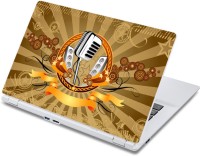 ezyPRNT Vocal Music and Mike A (13 to 13.9 inch) Vinyl Laptop Decal 13   Laptop Accessories  (ezyPRNT)