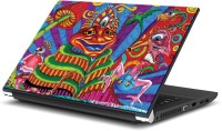 ezyPRNT Abstract Art BK (15 to 15.6 inch) Vinyl Laptop Decal 15   Laptop Accessories  (ezyPRNT)