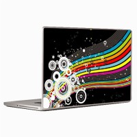Theskinmantra Coloured Flow Laptop Decal 13.3   Laptop Accessories  (Theskinmantra)