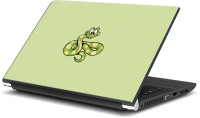 Rangeele Inkers Cartoon Snake Vinyl Laptop Decal 15.6   Laptop Accessories  (Rangeele Inkers)