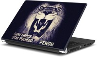 View Rangeele Inkers Stay Focused Lion Vinyl Laptop Decal 15.6 Laptop Accessories Price Online(Rangeele Inkers)