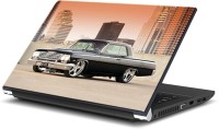 ezyPRNT Vintage Car in Modern City (15 to 15.6 inch) Vinyl Laptop Decal 15   Laptop Accessories  (ezyPRNT)