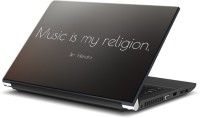 ezyPRNT Music is my Religion (15 to 15.6 inch) Vinyl Laptop Decal 15   Laptop Accessories  (ezyPRNT)