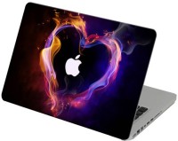 Theskinmantra Flaming Heart Vinyl Laptop Decal 13   Laptop Accessories  (Theskinmantra)