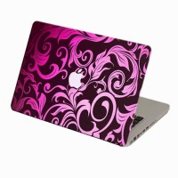 Theskinmantra Pinkity Floral Macbook 3m Bubble Free Vinyl Laptop Decal 13.3   Laptop Accessories  (Theskinmantra)