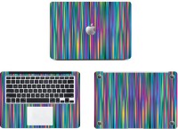 Swagsutra Colorful Stripes SKIN/DECAL Vinyl Laptop Decal 13   Laptop Accessories  (Swagsutra)