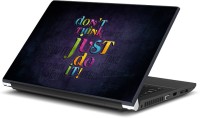 Rangeele Inkers Don’T Think Just Do It Vinyl Laptop Decal 15.6   Laptop Accessories  (Rangeele Inkers)