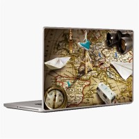 Theskinmantra Someday I Will Travel The World Universal Size Vinyl Laptop Decal 15.6   Laptop Accessories  (Theskinmantra)