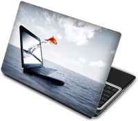 Shopmania Gold Fish Vinyl Laptop Decal 15.6   Laptop Accessories  (Shopmania)