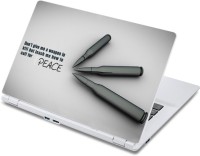 ezyPRNT Peace Quote (13 to 13.9 inch) Vinyl Laptop Decal 13   Laptop Accessories  (ezyPRNT)