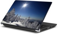 ezyPRNT Evening Snow Mountain Nature (15 to 15.6 inch) Vinyl Laptop Decal 15   Laptop Accessories  (ezyPRNT)