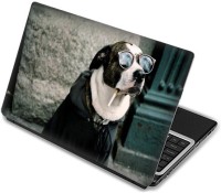 Shopmania Smoking dog Vinyl Laptop Decal 15.6   Laptop Accessories  (Shopmania)