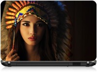 Box 18 Indian Head Beautiful Girl601 Vinyl Laptop Decal 15.6   Laptop Accessories  (Box 18)