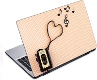 ezyPRNT Beautiful Musical Expressions Music AO (14 to 14.9 inch) Vinyl Laptop Decal 14   Laptop Accessories  (ezyPRNT)