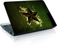Shopmania Green star Vinyl Laptop Decal 15.6   Laptop Accessories  (Shopmania)