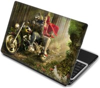 Shopmania Wolf on bike Vinyl Laptop Decal 15.6   Laptop Accessories  (Shopmania)