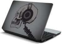 ezyPRNT Skull Headphones Vinyl Laptop Decal 15.6   Laptop Accessories  (ezyPRNT)