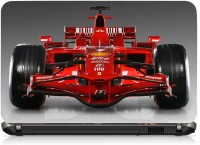 VI Collections RACE CAR IN RED pvc Laptop Decal 15.6   Laptop Accessories  (VI Collections)