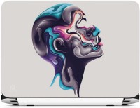 FineArts Abstract Face Grey Back Vinyl Laptop Decal 15.6   Laptop Accessories  (FineArts)
