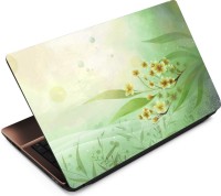 Anweshas Green Vector Leaf Vinyl Laptop Decal 15.6   Laptop Accessories  (Anweshas)
