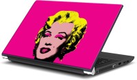 View Rangeele Inkers Marilyn Monroe Pop Art Vinyl Laptop Decal 15.6 Laptop Accessories Price Online(Rangeele Inkers)