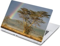 ezyPRNT Rinbow and Tree Nature (13 to 13.9 inch) Vinyl Laptop Decal 13   Laptop Accessories  (ezyPRNT)