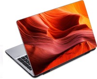ezyPRNT Liquid Orange Brown Texture Pattern (14 to 14.9 inch) Vinyl Laptop Decal 14   Laptop Accessories  (ezyPRNT)