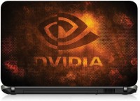 VI Collections DVIDIA LOGO IN FLAME pvc Laptop Decal 15.6   Laptop Accessories  (VI Collections)