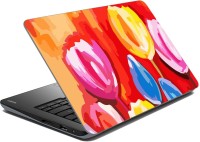 meSleep Colorfull Tulip Vinyl Laptop Decal 15.6   Laptop Accessories  (meSleep)
