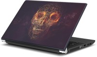 Rangeele Inkers Skull Polygon Streaks Art Vinyl Laptop Decal 15.6   Laptop Accessories  (Rangeele Inkers)