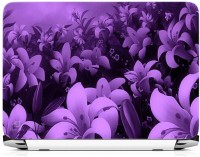 FineArts Purple Floral Vinyl Laptop Decal 15.6   Laptop Accessories  (FineArts)