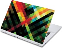 ezyPRNT Abstract Colorful Triangle Combination Pattern (13 to 13.9 inch) Vinyl Laptop Decal 13   Laptop Accessories  (ezyPRNT)
