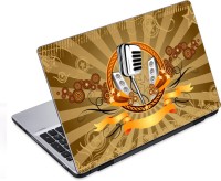 ezyPRNT Vocal Music and Mike A (14 to 14.9 inch) Vinyl Laptop Decal 14   Laptop Accessories  (ezyPRNT)