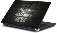 ezyPRNT Keep Calm and Diggy Diggy Hole (13 to 13.9 inch) Vinyl Laptop Decal 13   Laptop Accessories  (ezyPRNT)