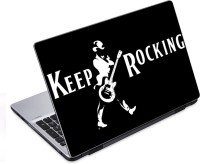 ezyPRNT Guitarist and Musicians X (14 to 14.9 inch) Vinyl Laptop Decal 14   Laptop Accessories  (ezyPRNT)