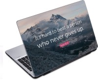 ezyPRNT Who never gives up Motivation Quote (14 to 14.9 inch) Vinyl Laptop Decal 14   Laptop Accessories  (ezyPRNT)